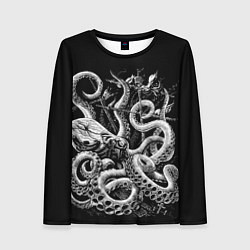 Женский лонгслив Кракен Монстр