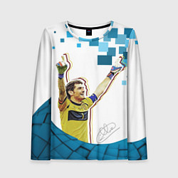 Лонгслив женский Iker Casillas, цвет: 3D-принт