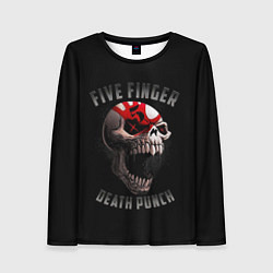 Лонгслив женский Five Finger Death Punch 5FDP, цвет: 3D-принт