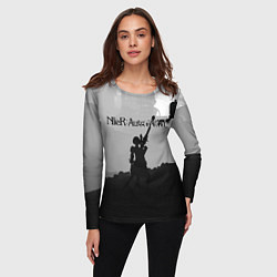Лонгслив женский Nier Automata Z, цвет: 3D-принт — фото 2