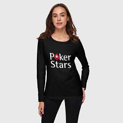 Лонгслив женский Poker Stars, цвет: 3D-принт — фото 2
