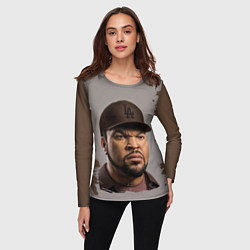 Лонгслив женский Ice Cube Айс Куб Z, цвет: 3D-принт — фото 2