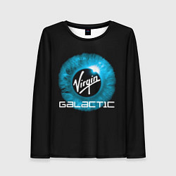 Лонгслив женский Virgin Galactic Вирджин Галактик, цвет: 3D-принт