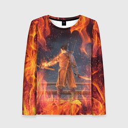 Лонгслив женский Warrior Sekiro shadows die twice Z, цвет: 3D-принт