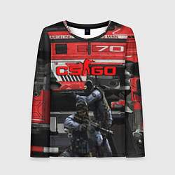 Женский лонгслив Skin agressor cs go