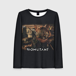 Женский лонгслив Biomutant Биомутант с оружием