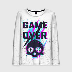 Женский лонгслив Game OVER - NEON 3D