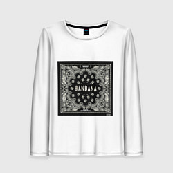 Лонгслив женский KIZARU BANDANA, цвет: 3D-принт
