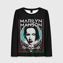 Женский лонгслив Marilyn Manson - We are chaos