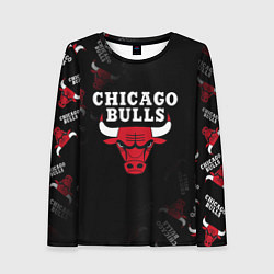 Женский лонгслив ЧИКАГО БУЛЛС БЫКИ CHICAGO BULLS