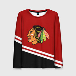 Женский лонгслив Chicago Blackhawks, NHL
