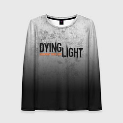 Лонгслив женский DYING LIGHT ТРЕЩИНЫ GOOD NIGHT AND GOOD LUCK, цвет: 3D-принт