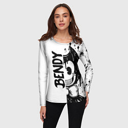 Лонгслив женский BENDY - БЕНДИ БРЫЗГИ КРАСКИ, цвет: 3D-принт — фото 2