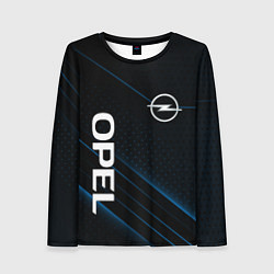 Лонгслив женский Опель, Opel, цвет: 3D-принт