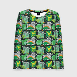 Женский лонгслив Юрский Период