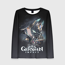 Лонгслив женский ГенШин - игра с открытым миром, цвет: 3D-принт