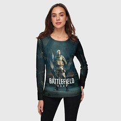Лонгслив женский Battlefield 2042 - Мария Фальк арт, цвет: 3D-принт — фото 2