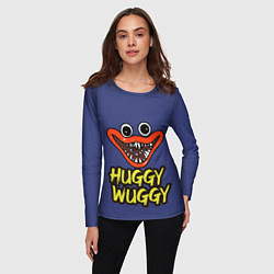 Лонгслив женский Huggy Wuggy: Smile, цвет: 3D-принт — фото 2