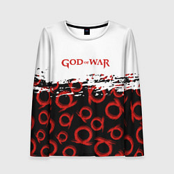 Лонгслив женский God of War Logo Pattern, цвет: 3D-принт