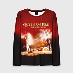 Лонгслив женский Queen on Fire - Live at the Bowl, цвет: 3D-принт