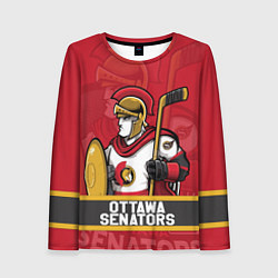 Женский лонгслив Оттава Сенаторз, Ottawa Senators