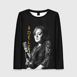 Лонгслив женский Певица Adele, цвет: 3D-принт