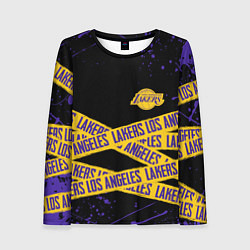 Женский лонгслив LAKERS LOGO БРЫЗГИ КРАСОК