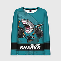 Женский лонгслив San Jose Sharks, Сан Хосе Шаркс