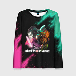 Лонгслив женский Deltarune персонажи, цвет: 3D-принт
