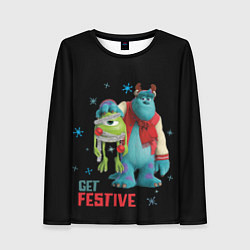 Женский лонгслив Get festive