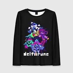 Женский лонгслив DELTARUNE РУНА ДЕЛЬТА ГЕРОИ ИГРЫ