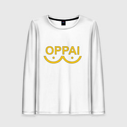 Женский лонгслив OPPAI LOGO ONE-PUNCH MAN