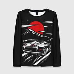 Женский лонгслив TOYOTA SUPRA Под Луной