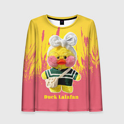 Лонгслив женский Duck Lalafanfan, цвет: 3D-принт