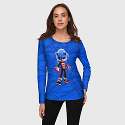 Лонгслив женский Соник иксэ, цвет: 3D-принт — фото 2