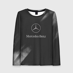 Лонгслив женский Mercedes-Benz Мерс, цвет: 3D-принт