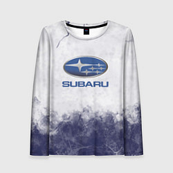 Лонгслив женский Subaru Трещина, цвет: 3D-принт