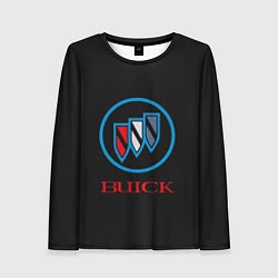 Лонгслив женский Buick Emblem Logo, цвет: 3D-принт
