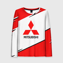 Женский лонгслив Mitsubishi Logo Geometry