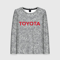 Женский лонгслив TOYOTA PATTERN LOGO Z