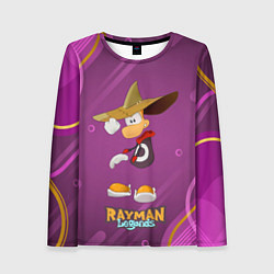 Лонгслив женский Rayman в шляпе Legends, цвет: 3D-принт
