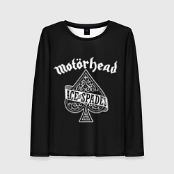 Лонгслив женский Motorhead Моторхед, цвет: 3D-принт