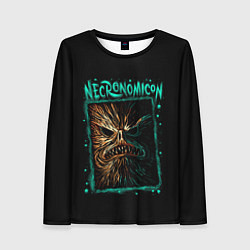 Лонгслив женский Necronomicon, цвет: 3D-принт