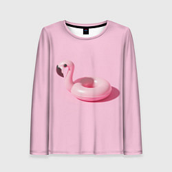 Лонгслив женский Flamingos Розовый фламинго, цвет: 3D-принт