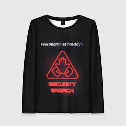 Женский лонгслив Five Nights at Freddys: Security Breach logo