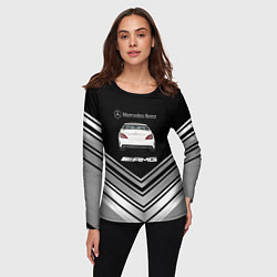 Лонгслив женский MercedesAMG gt, цвет: 3D-принт — фото 2