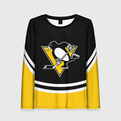 Женский лонгслив Pittsburgh Penguins Питтсбург Пингвинз