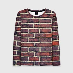 Лонгслив женский Brick Wall, цвет: 3D-принт