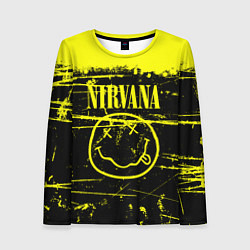 Женский лонгслив NIRVANA гранж