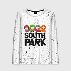 Женский лонгслив Южный парк мультфильм - персонажи South Park